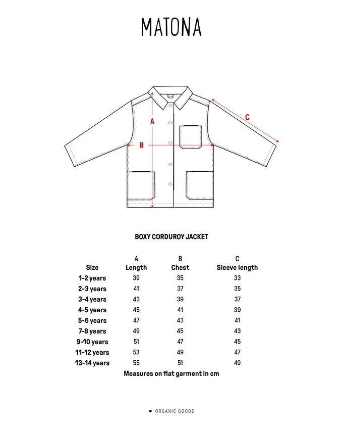 Boxy Corduroy Jacket marmot from Matona