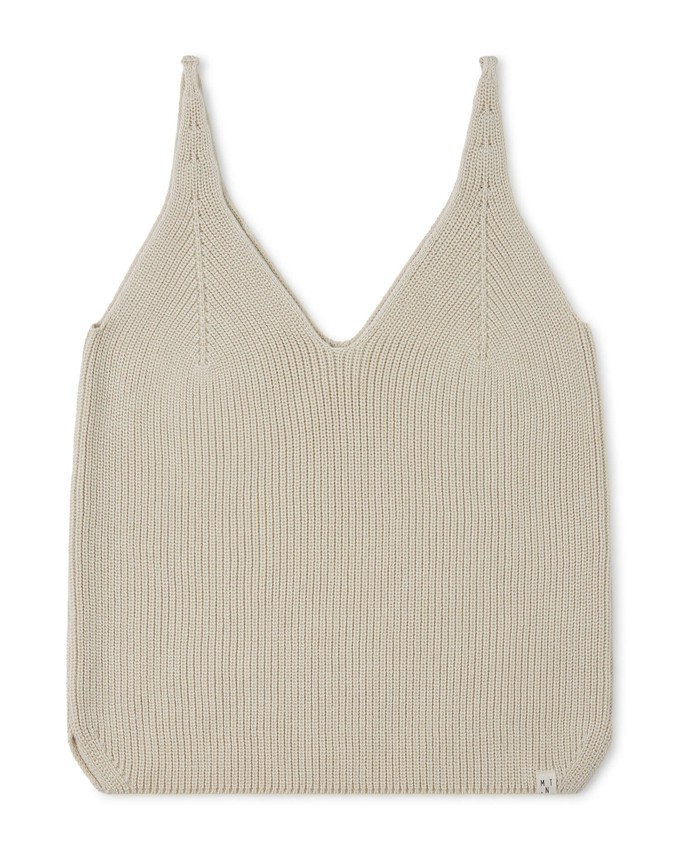 Knit Tank oyster from Matona