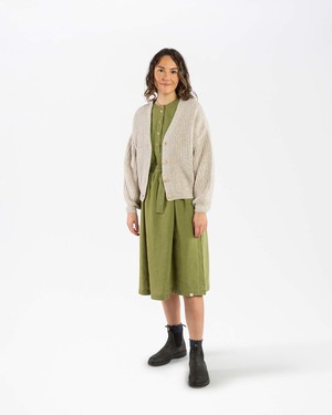 Organic Knit Cardigan salt from Matona