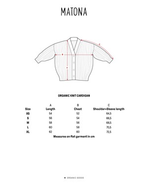 Organic Knit Cardigan sepia from Matona