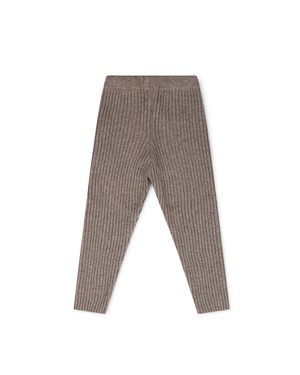 Rib Knit Leggings taupe from Matona