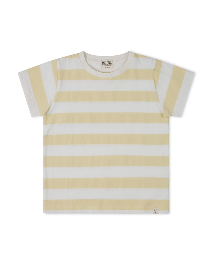 Classic T-Shirt yellow stripes from Matona