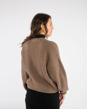Organic Knit Cardigan sepia from Matona