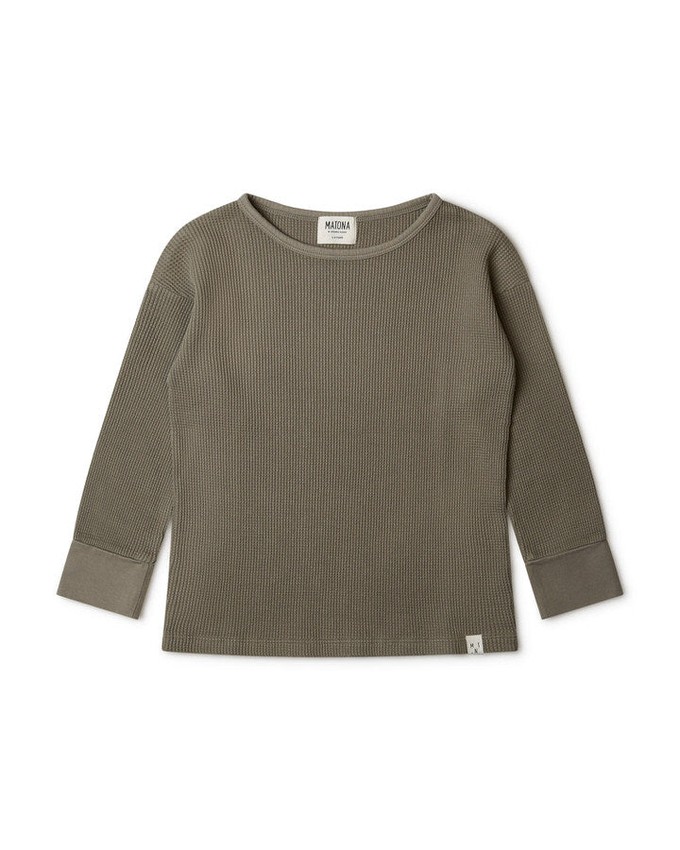 Basic Longsleeve olive from Matona