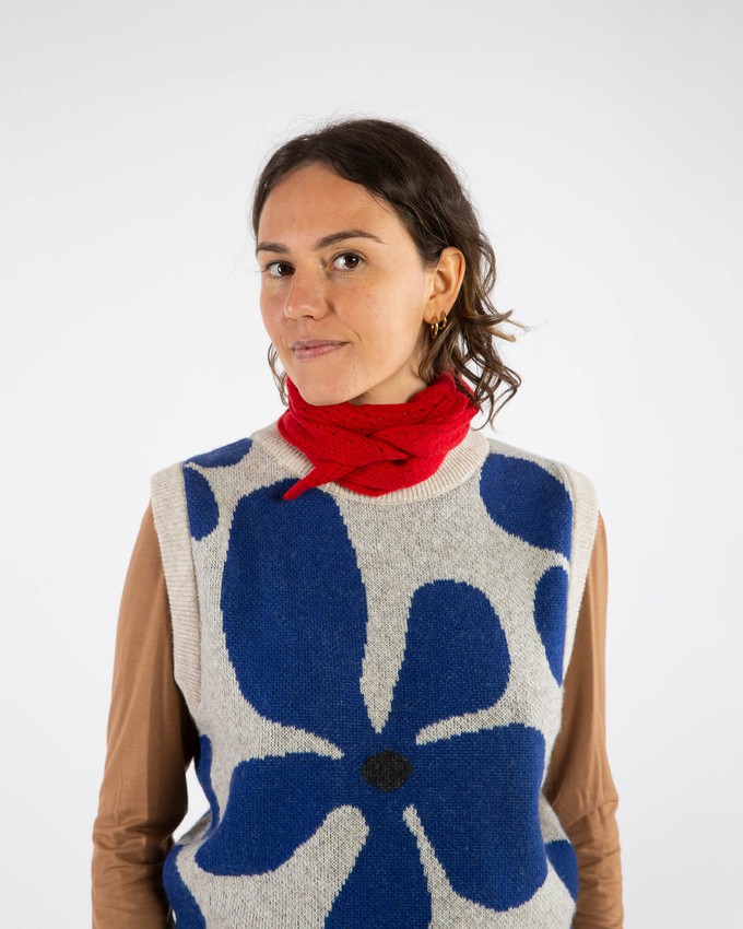 Wool Bandana poppy from Matona