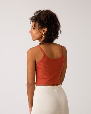 Basic Crop Top rooibos from Matona