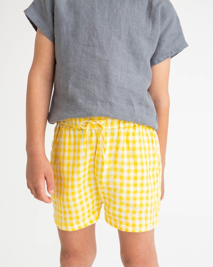 Classic Shorts yellow gingham from Matona