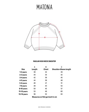 Raglan High Neck Sweater sepia from Matona
