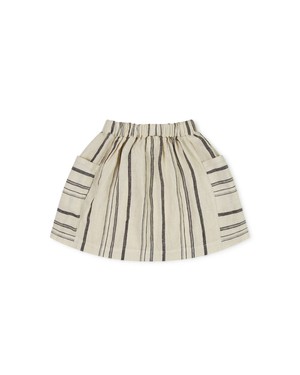 Pocket Skirt beige/striped from Matona