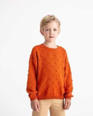 Popcorn Sweater ginger from Matona