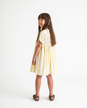 Skater Dress yellow stripes from Matona