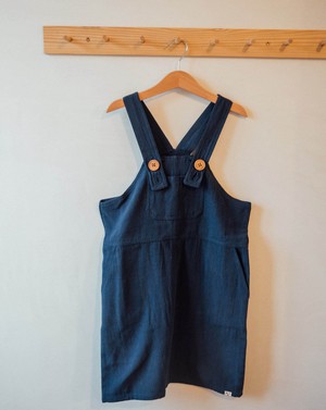 Retro Pinafore Dress nightfall from Matona