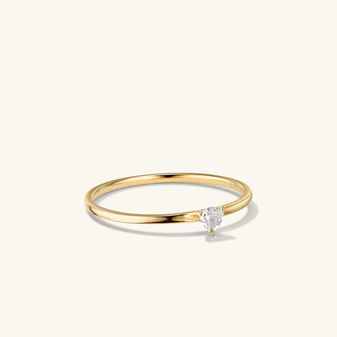 Gemstone Trillion Stacker Ring from Mejuri
