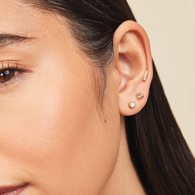 Piercing Studio - Spheres Cluster Flat Back Stud from Mejuri
