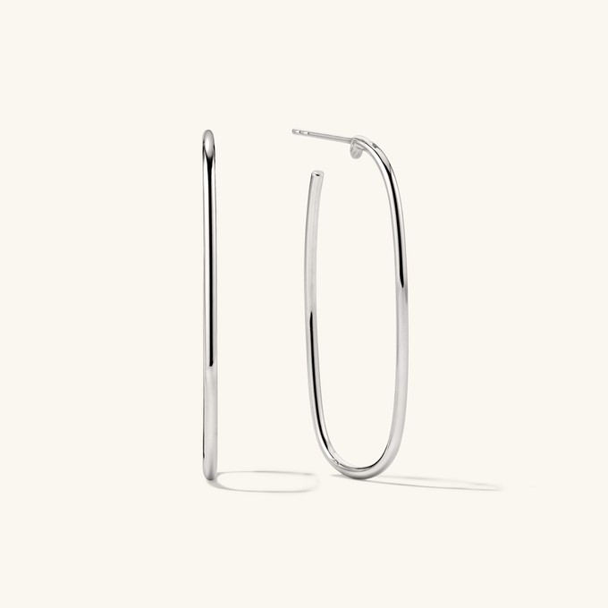 Paperclip Oversized Hoops from Mejuri