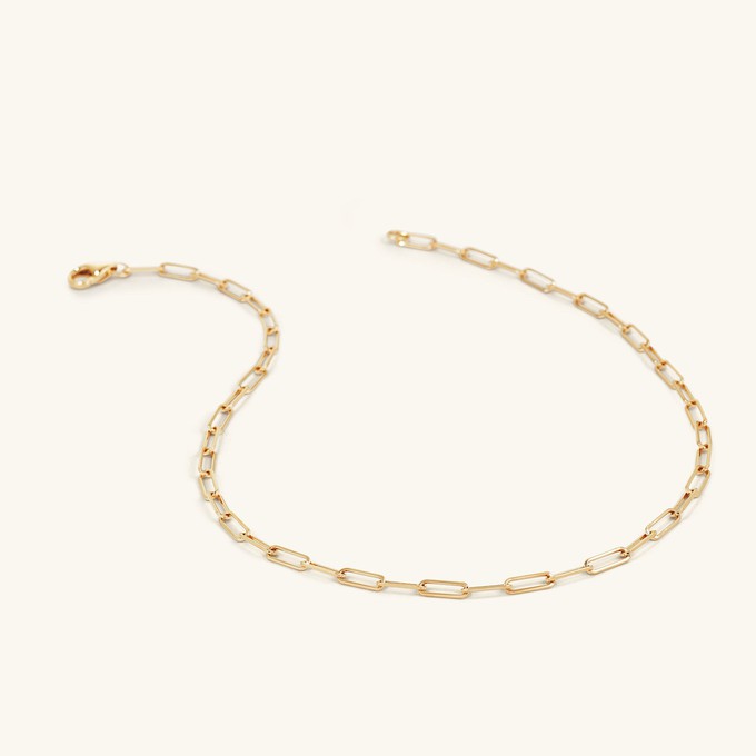 Boyfriend Bold Chain Anklet from Mejuri