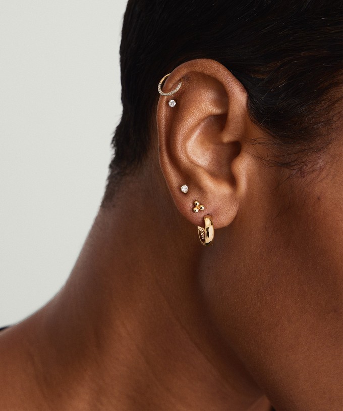 Bold Huggie Hoops from Mejuri