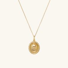 Resilience: Scarab Coin Pendant Necklace van Mejuri