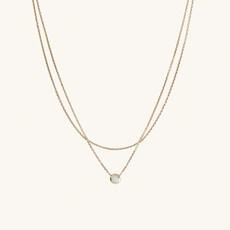 Layered Opal Necklace van Mejuri