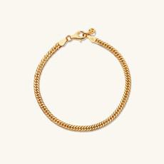 Double Curb Chain Bracelet van Mejuri