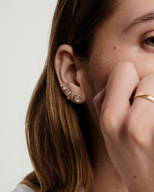 Celeste Lab Grown Diamond Halo Stud from Mejuri