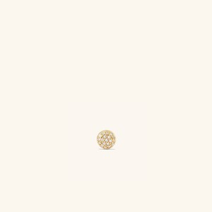 Piercing Studio - Pave Diamond Flat Back Round Stud from Mejuri