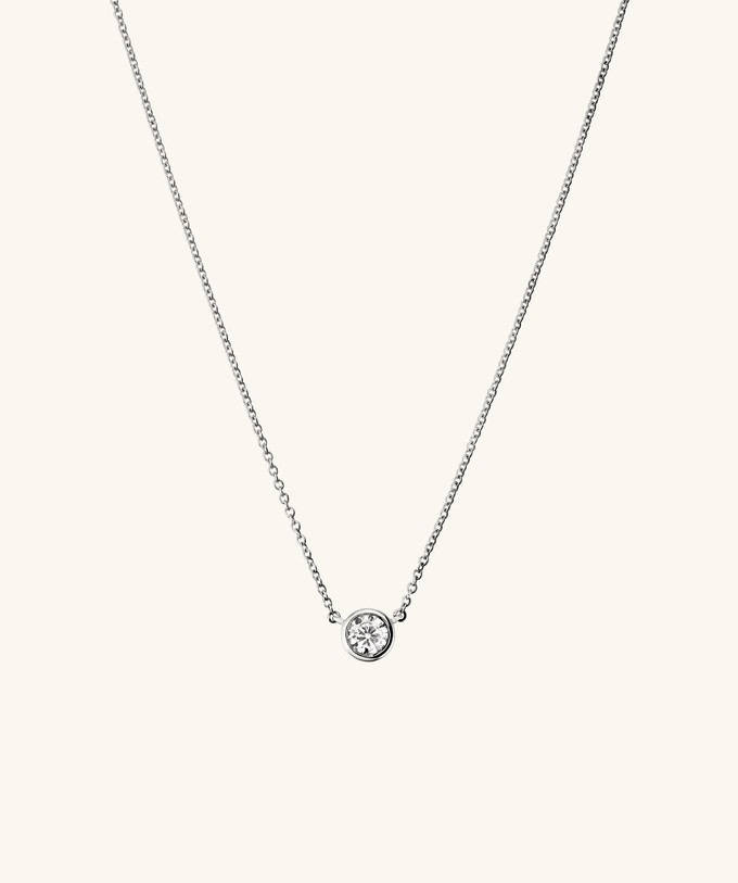 Bezel Lab Grown Diamond Necklace 0.25 ct from Mejuri