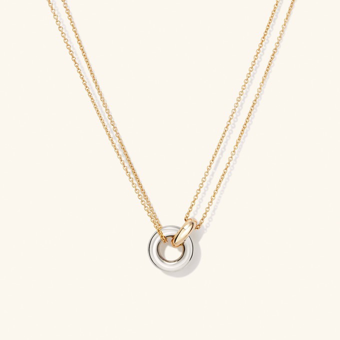 Linked Two-Tone Necklace from Mejuri