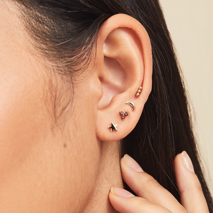 Piercing Studio - Star Flat Back Stud from Mejuri