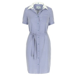 Echo dress zigzag blue - Last size: 36 from Mon Col Anvers