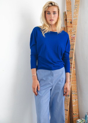 Han pants Blue stripes - Last size: 44 from Mon Col Anvers