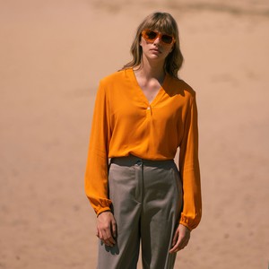 Desert blouse Orange from Mon Col Anvers