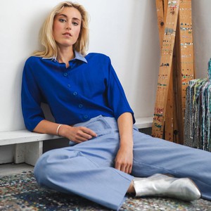 Han pants Blue stripes - Last size: 44 from Mon Col Anvers