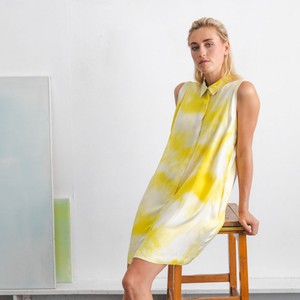 Powder dress mini Yellow splash from Mon Col Anvers