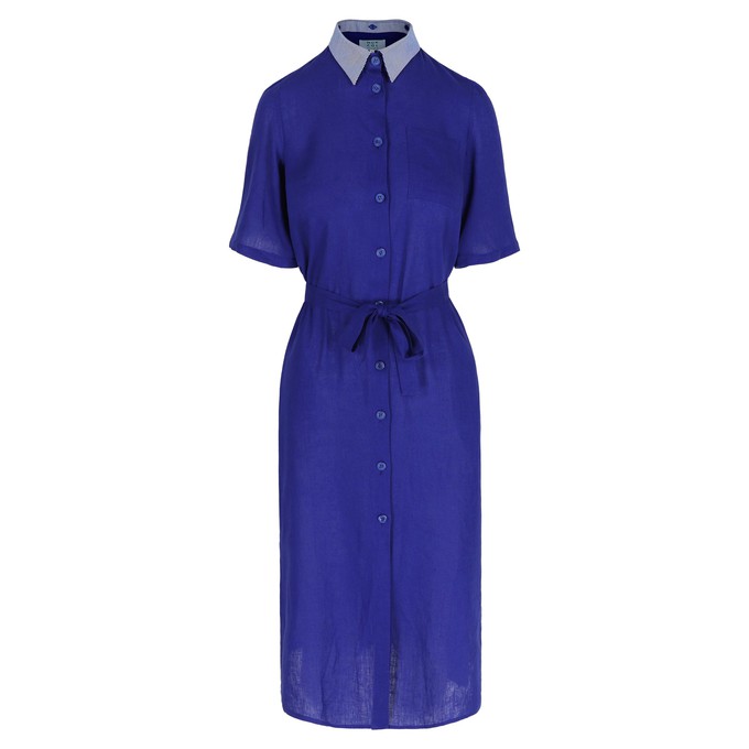 Saké dress Royal blue from Mon Col Anvers