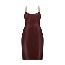 CHOCOLATE BROWN DRESS van MONIQUE SINGH