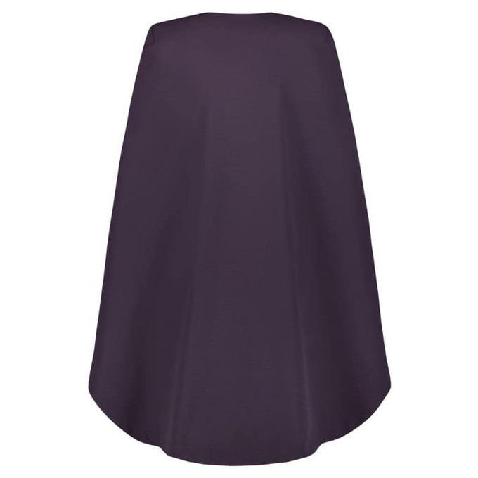 PURPLE GABARDINE CAPE JACKET from MONIQUE SINGH