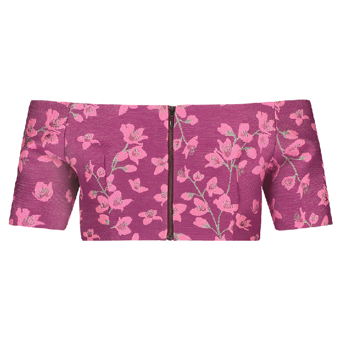 FLORAL CHOLI TOP from MONIQUE SINGH