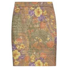 ETHEREAL FLORAL JACQUARD PENCIL SKIRT via MONIQUE SINGH