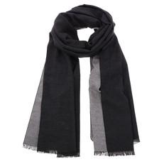 Superzachte brede bamboe sjaal of omslagdoek - WuWen zwart/grijs via MoreThanHip