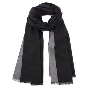 Superzachte brede bamboe sjaal of omslagdoek - WuWen zwart/grijs from MoreThanHip