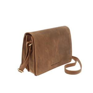 Handtas van mat bruin vintage  ecoleer - Daisy from MoreThanHip