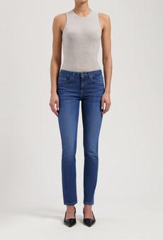 Faye Low Slim - Stone Indigo via Mud Jeans