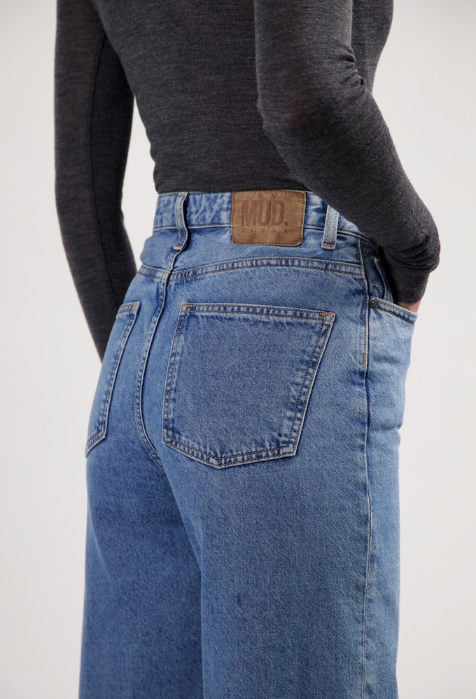 Sara High Loose - Stone Vintage from Mud Jeans