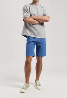 James Denim Short - Medium Stone via Mud Jeans