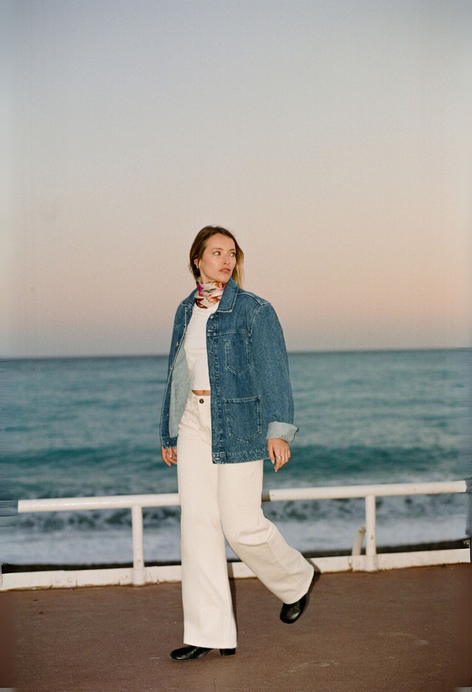 Sara High Loose - Natural from Mud Jeans
