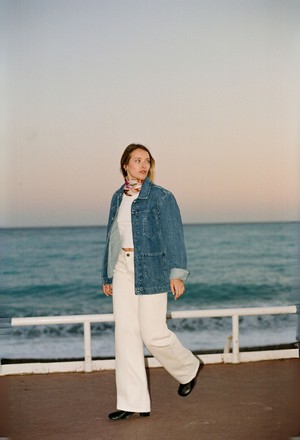 Sara High Loose - Natural from Mud Jeans