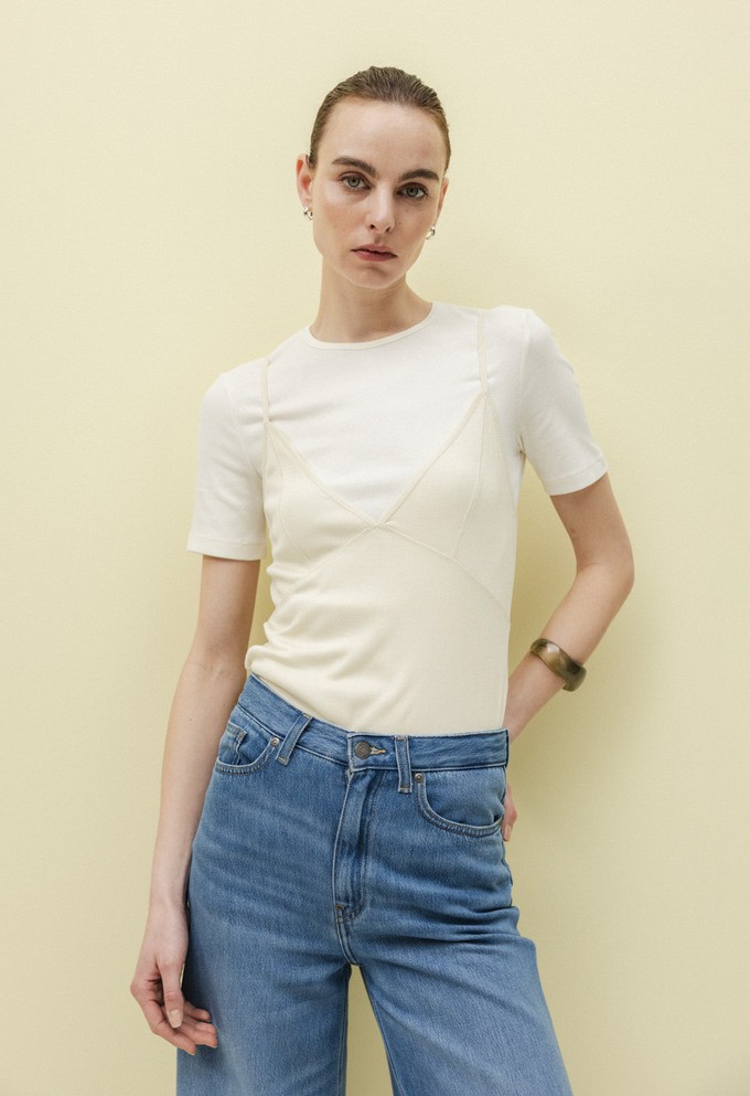 Sara High Loose Flow - Medium Vintage Stone from Mud Jeans