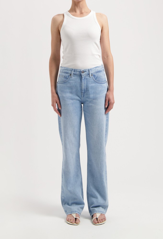Jamie Mid Loose Flow - Stone Vintage from Mud Jeans
