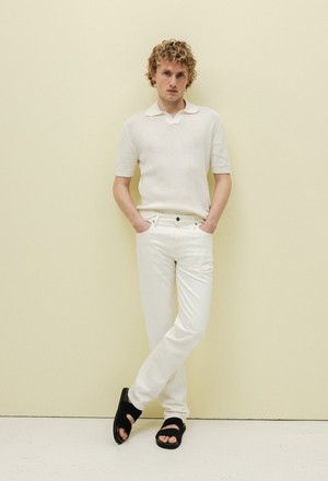 Bryce Mid Straight - Natural from Mud Jeans